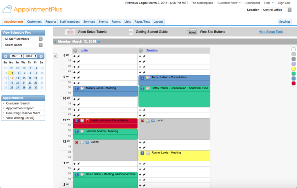 online scheduling software for speech therapy